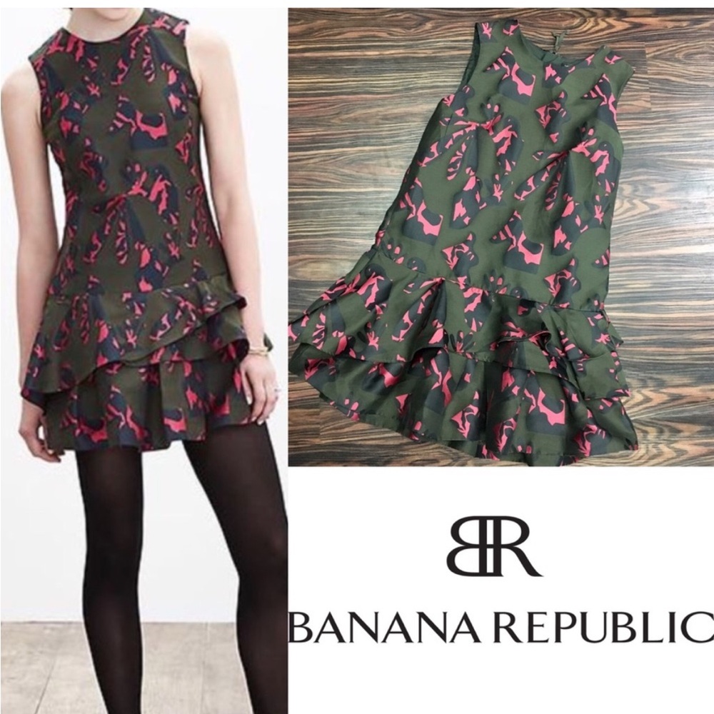 Banana Republic Jigsaw Drop Waist Dress